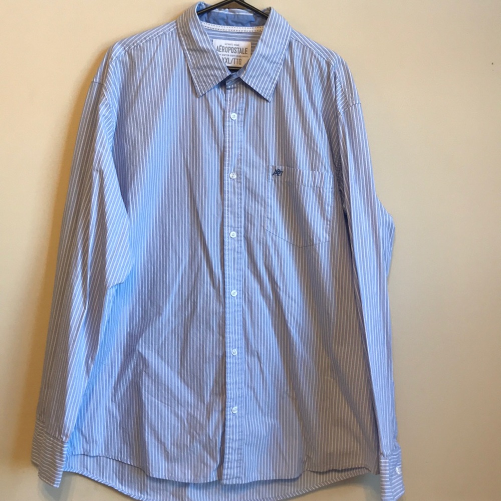Aeropostale Mens Long Sleeve Button Down Size XXL